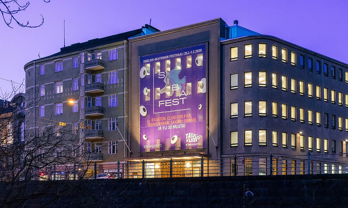 Außenansicht der Sibeliusakademie Helsinki