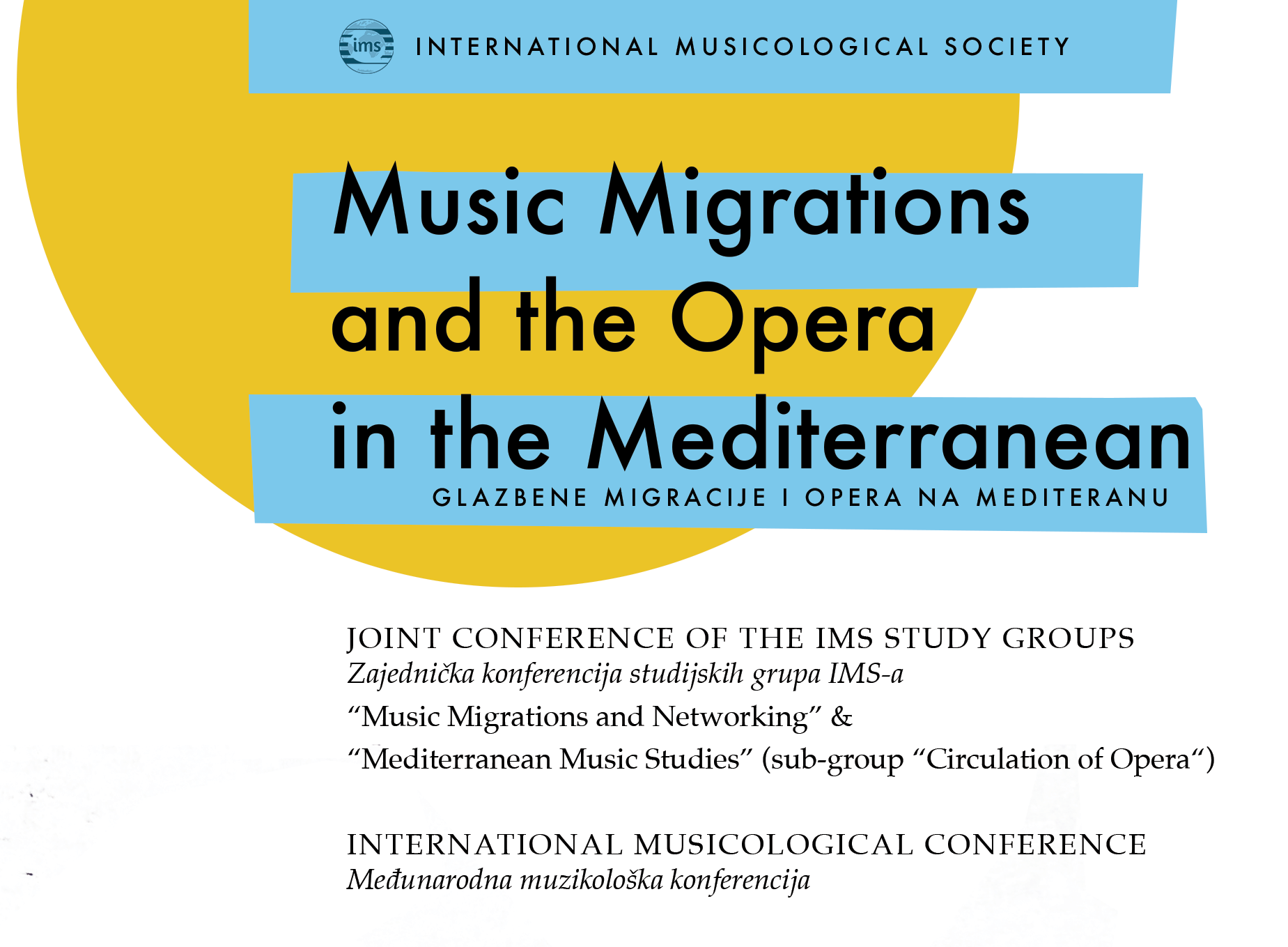 Poster Music Migrations and the Opera 