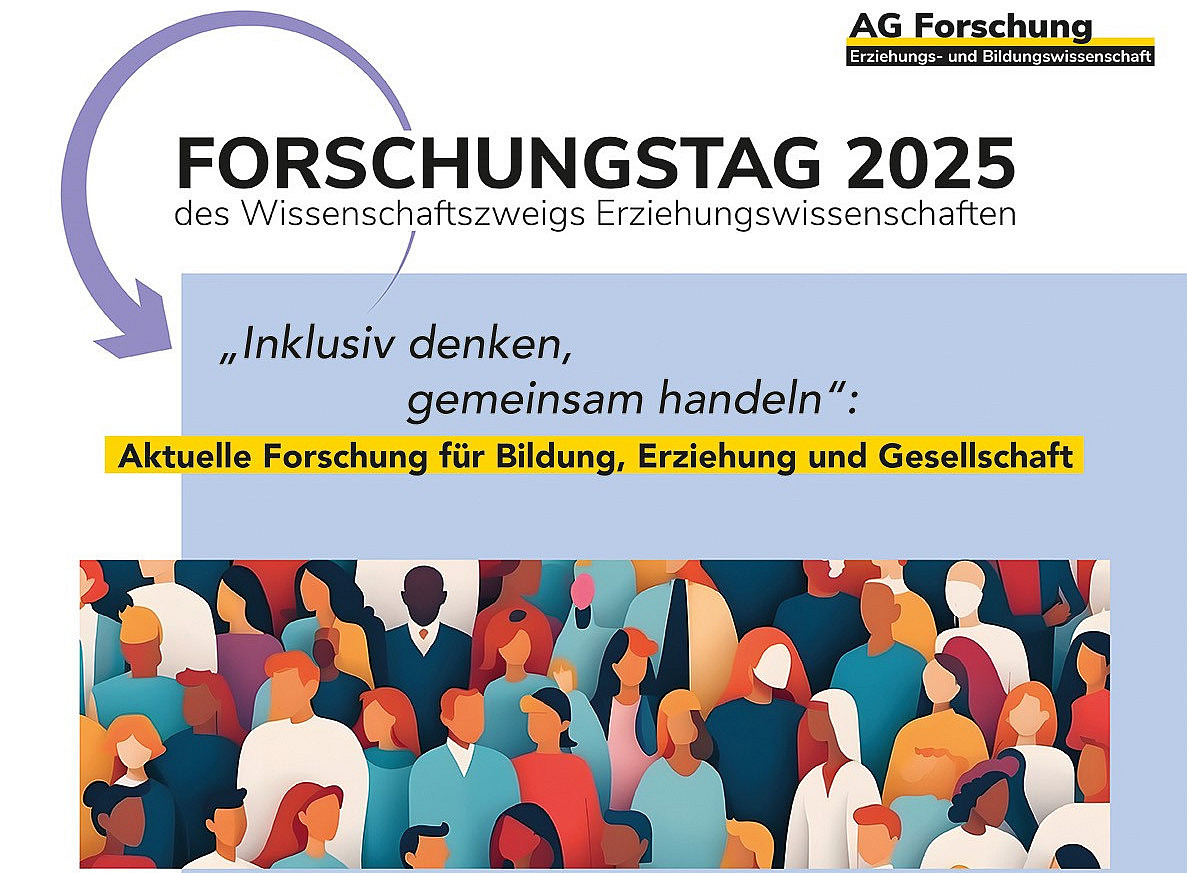 Poster zum Forschungstag 2025 des Wissenschaftszweigs Erziehungswissenschaften ©Uni Graz