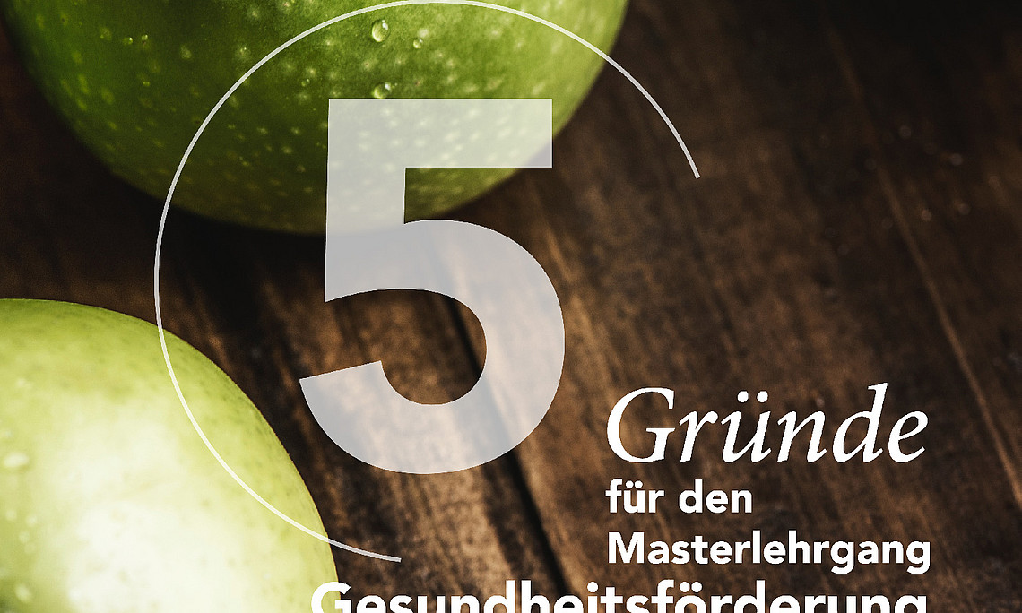 Gründe für den Masterlehrgang Gesundheitsförderung
