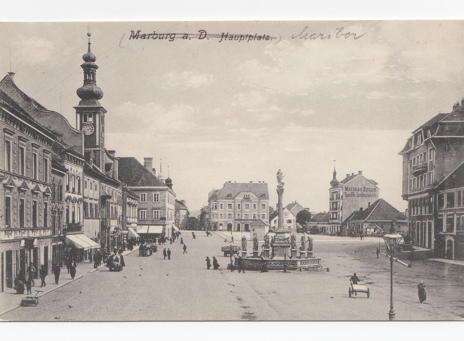 Postkarte Maribor ©Prof. Heinrich Pfandl, Postcarding Lower Styria Projekt 