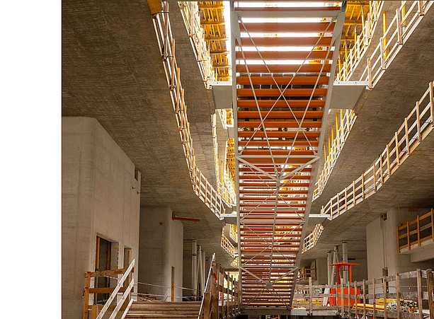 Atrium im Rohbau ©klaus.grill