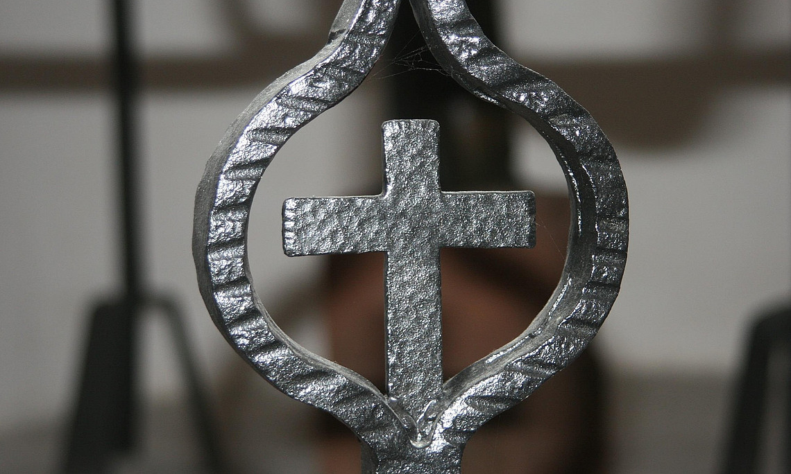 Kreuz, silber
