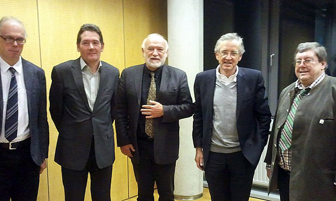 Richard Sturn, Klaus Kraemer, Heinz D. Kurz, Reinhard Schmidt, Peter Steiner (v.l.)