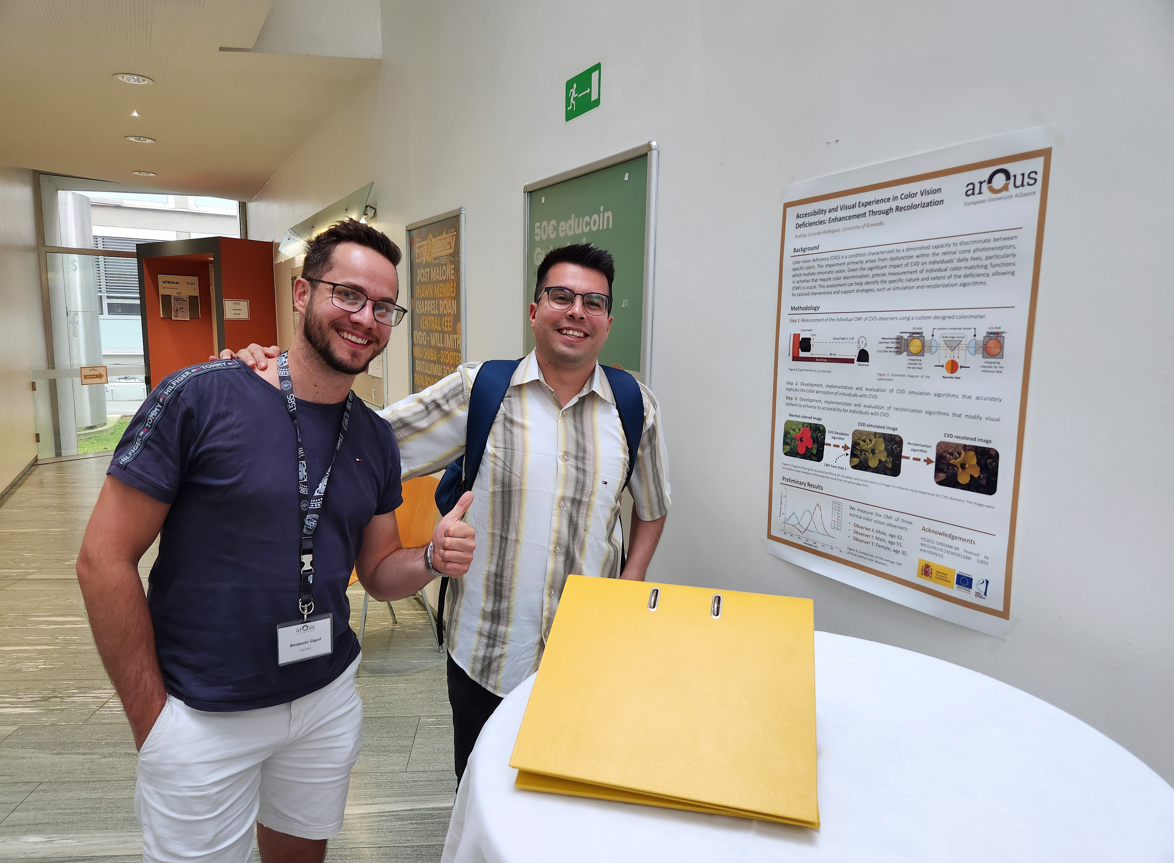 Benjamin @ Arqus Summer School 