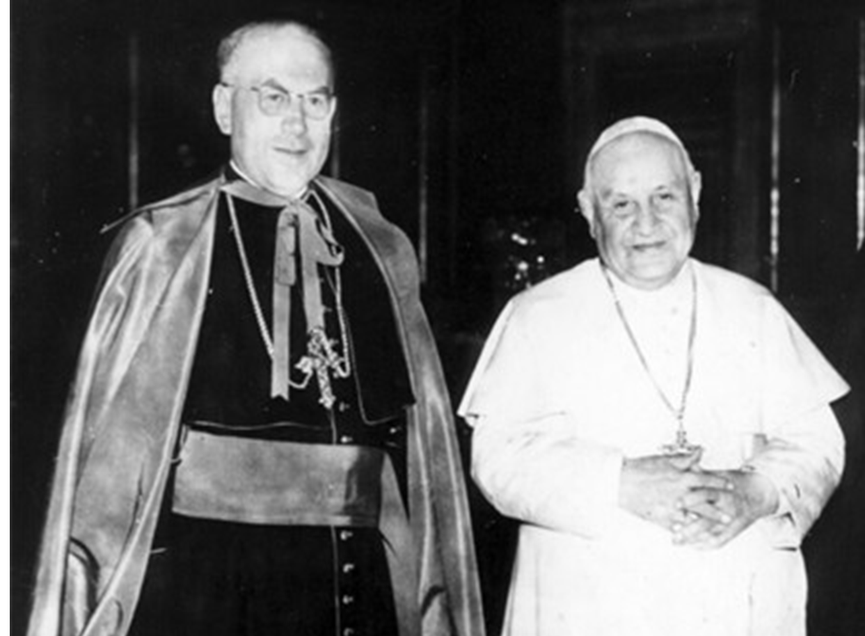 Johannes XXIII. und Kardinal König 