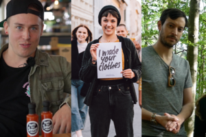 Tommy, Johanna und Klaus studieren oder haben an der Uni Graz studiert und betreiben ihr eigenes Unternehmen.