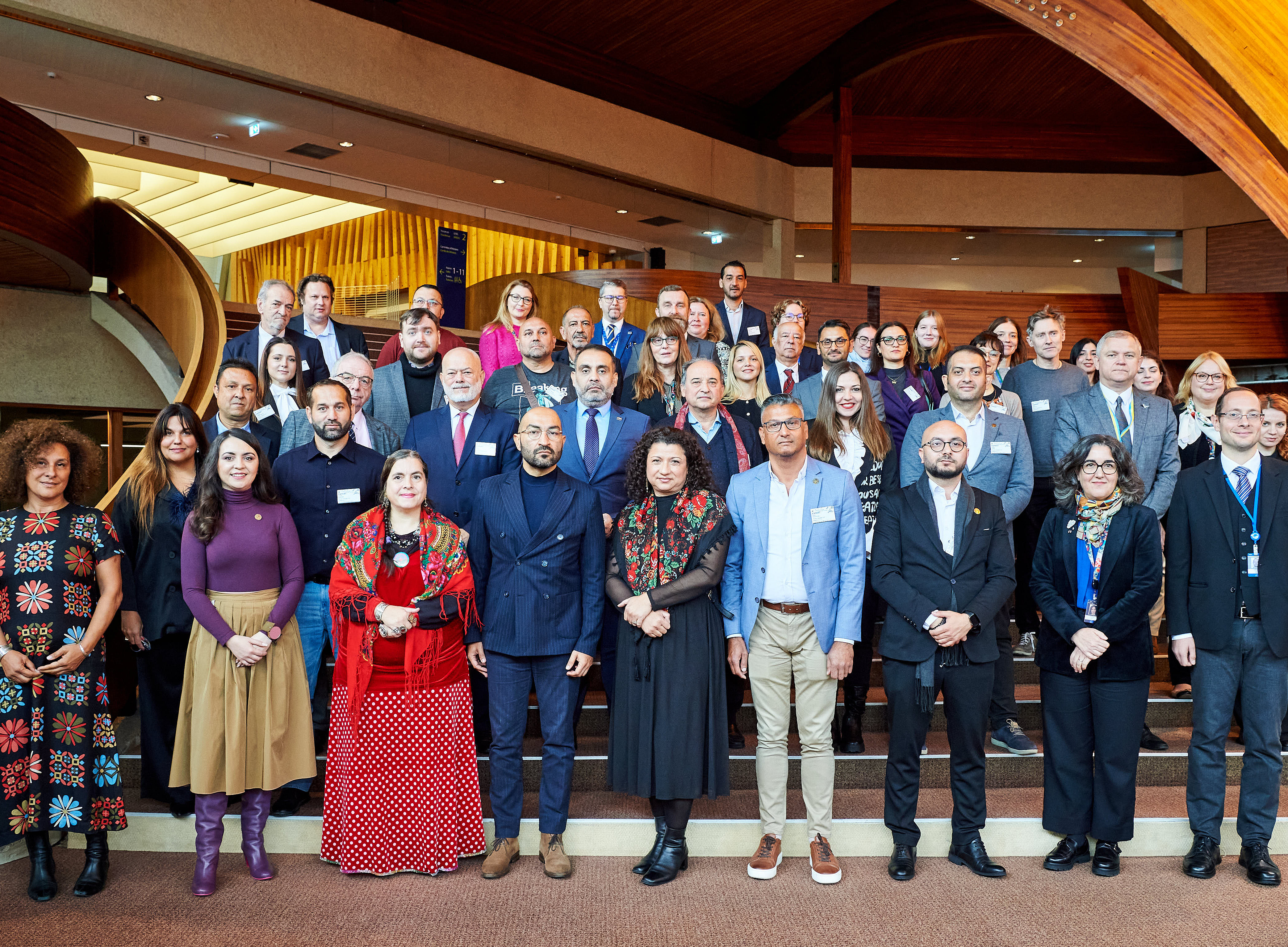 Participants at the Conference "Safeguarding the Romani Language" at the Council of Europe ©Council of Europe