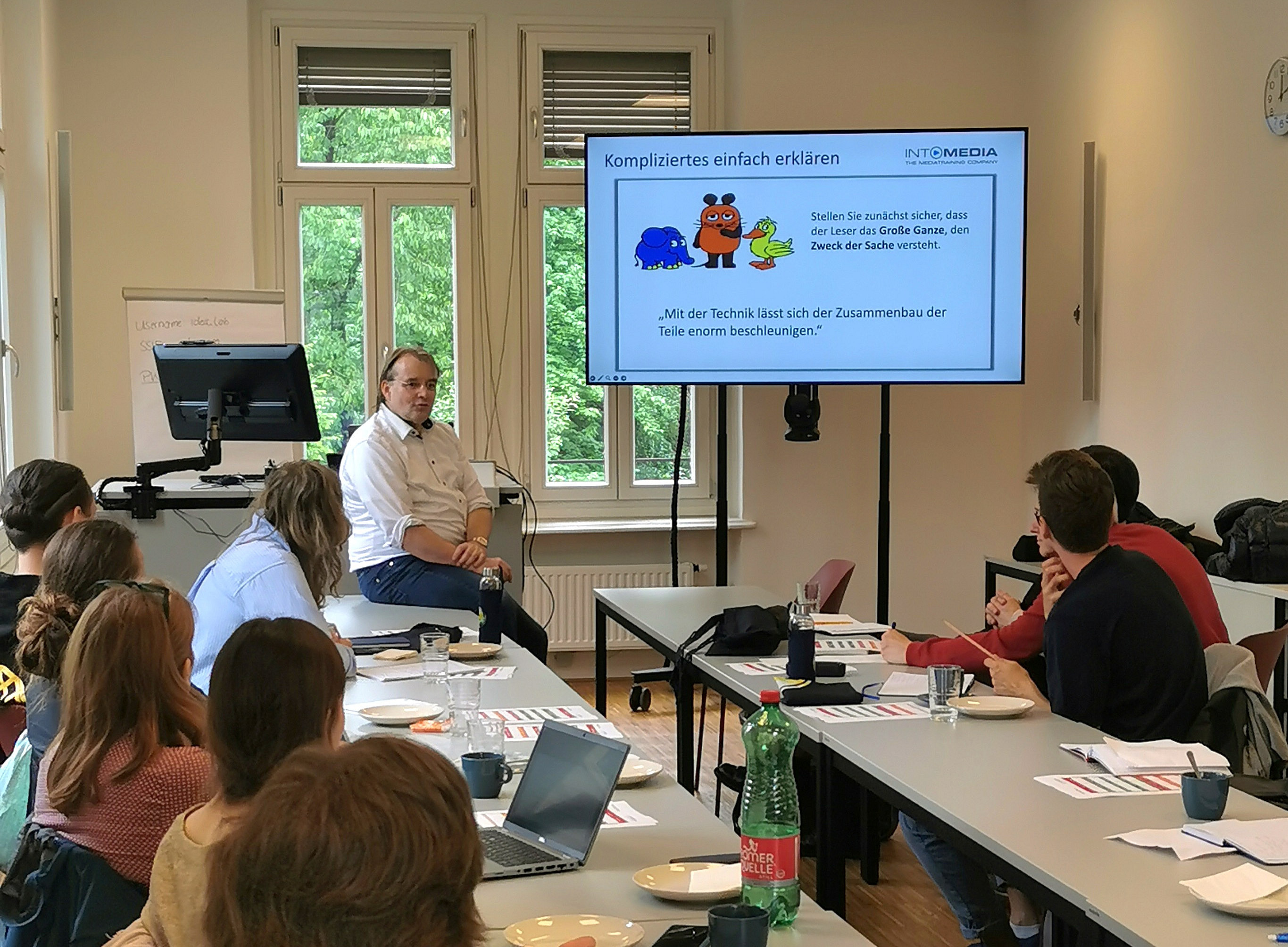 Bernd Sebor im Luchtime Meidengespräch ©7. Fakultät