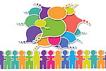 Bild Menschenfiguren in unterschiedlichen Farben Copyright pixabay.com/Geralt