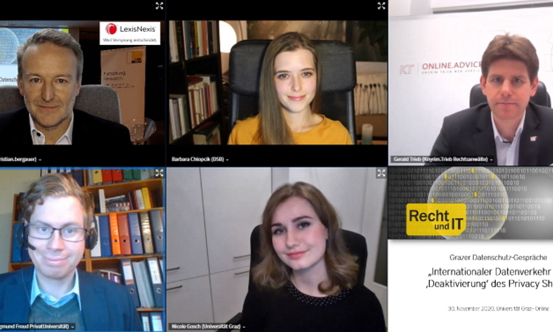 Christian Bergauer, Barbara Chlopcik, Gerald Trieb, Konrad Lachmayer, Nicole Gosch. Foto: C. Bergauer
