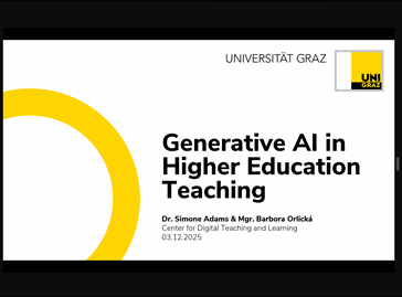 Screenshot during workshop 