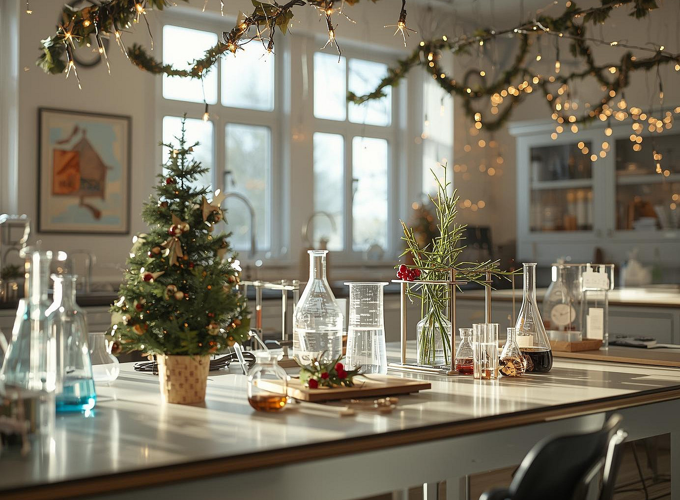 Labor in Weihnachtsstimmung ©Canva AI