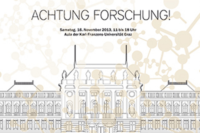 Ein vielfältiges Programm erwartet die BesucherInnen am 16. November 2013 an der Uni Graz.