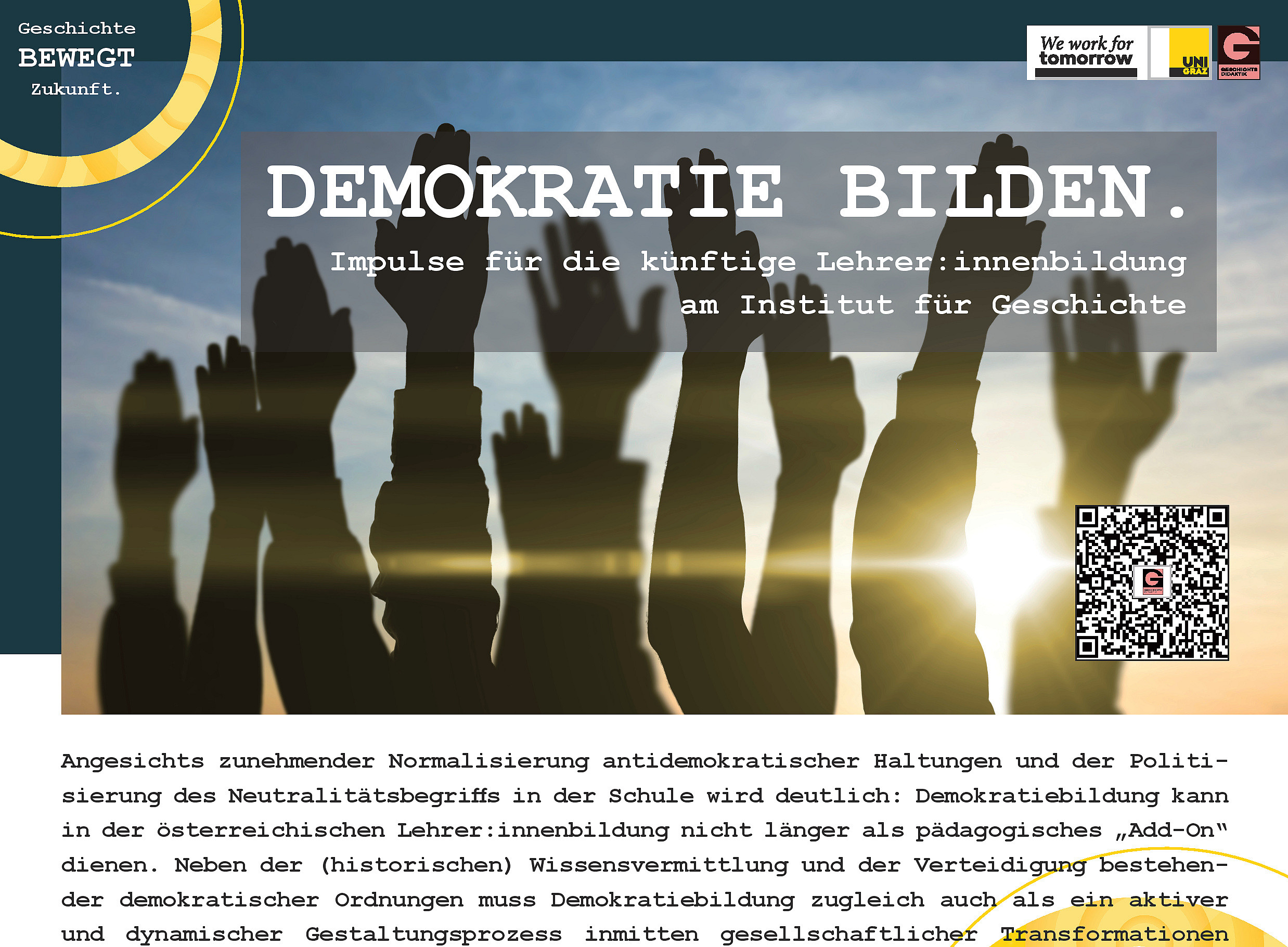 Demokratie Bilden. 