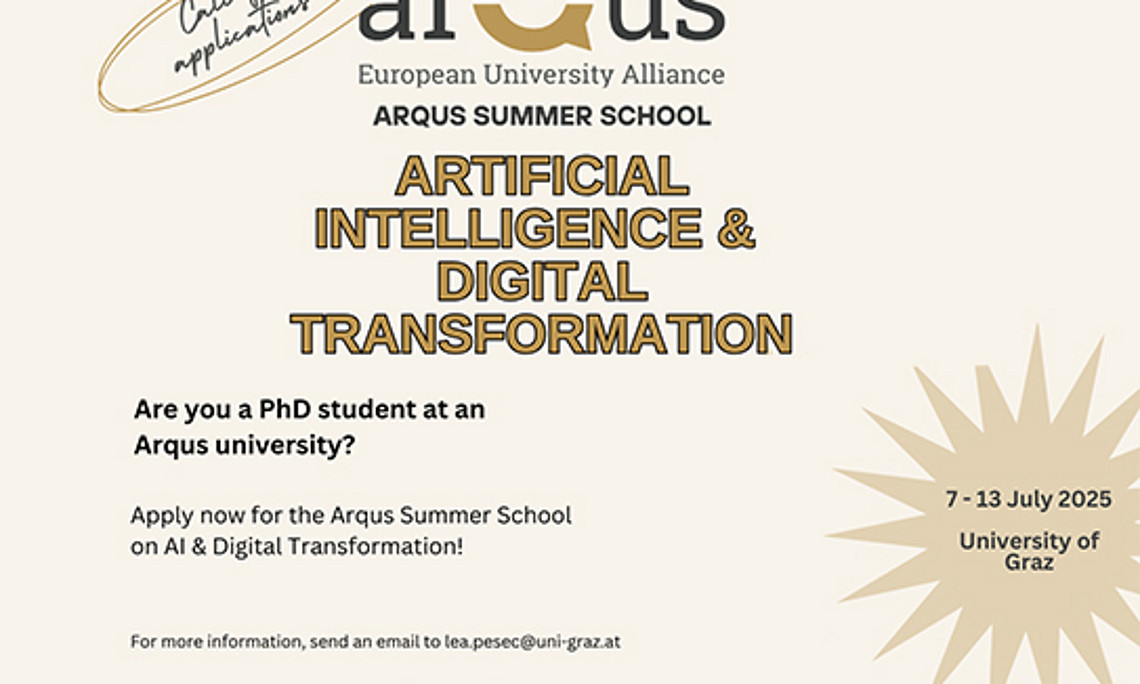 Arqus Summer Scholl AI/DT, 7-13 July 2025