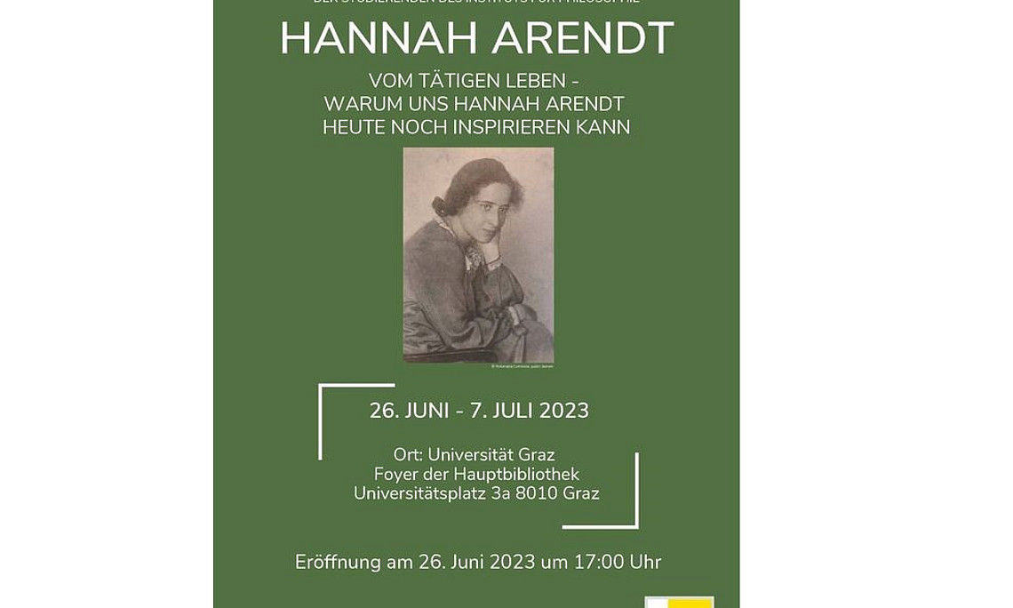 "Of the active life - Why Hannah Arendt can still inspire us today".