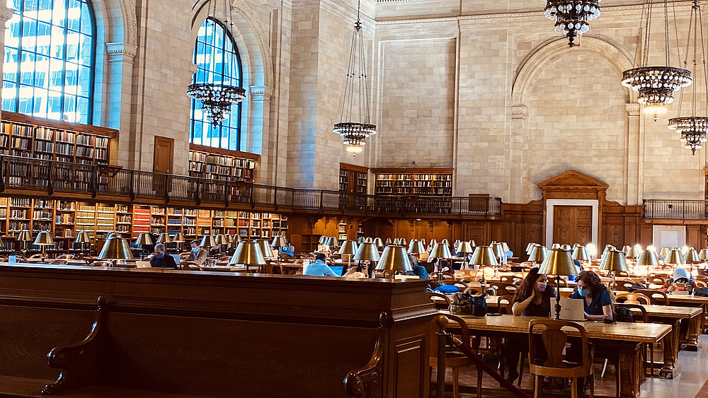 Bibliothek in New York 