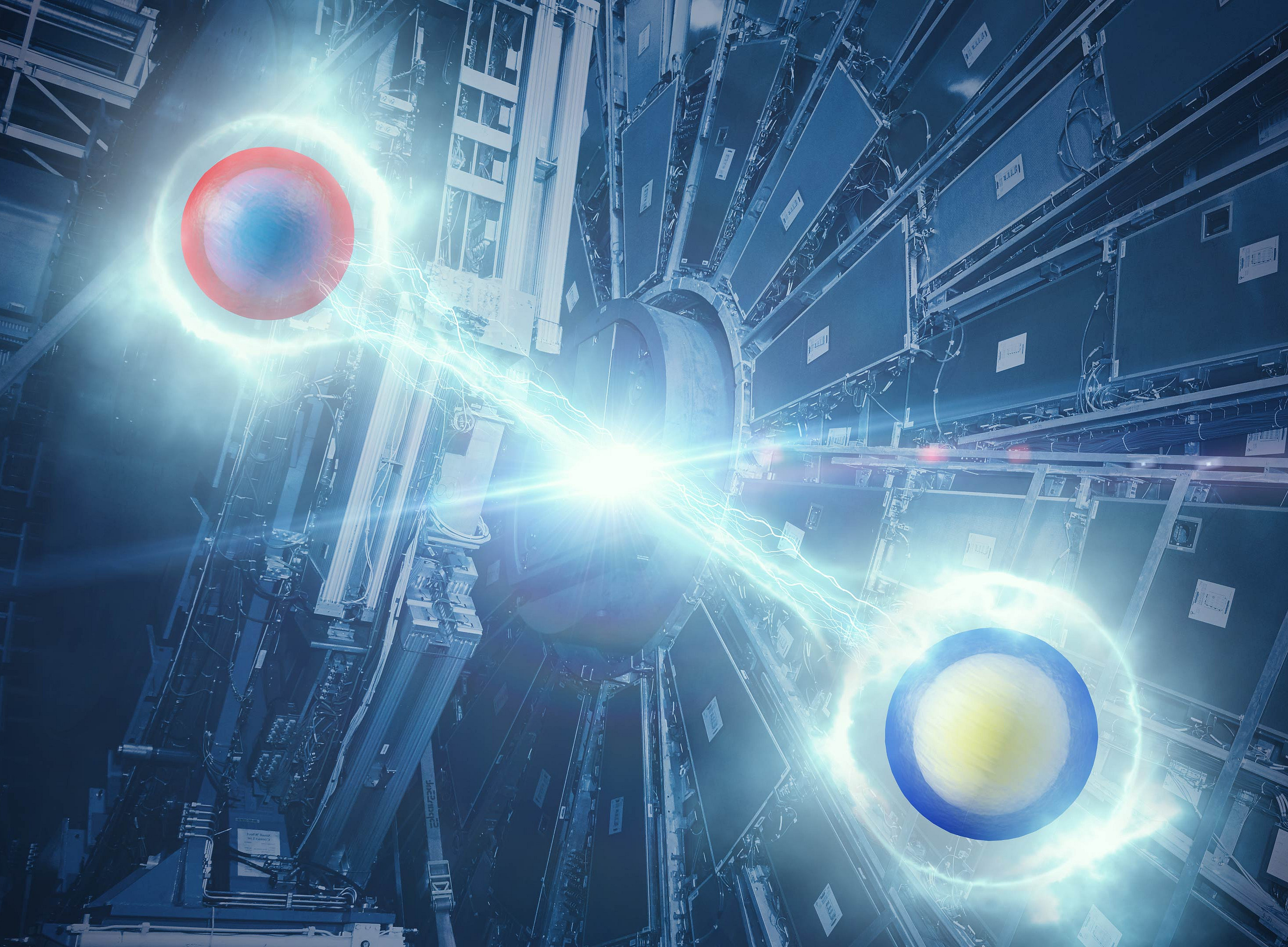 Illustration of a two-particle state. Picture: CERN ©CERN