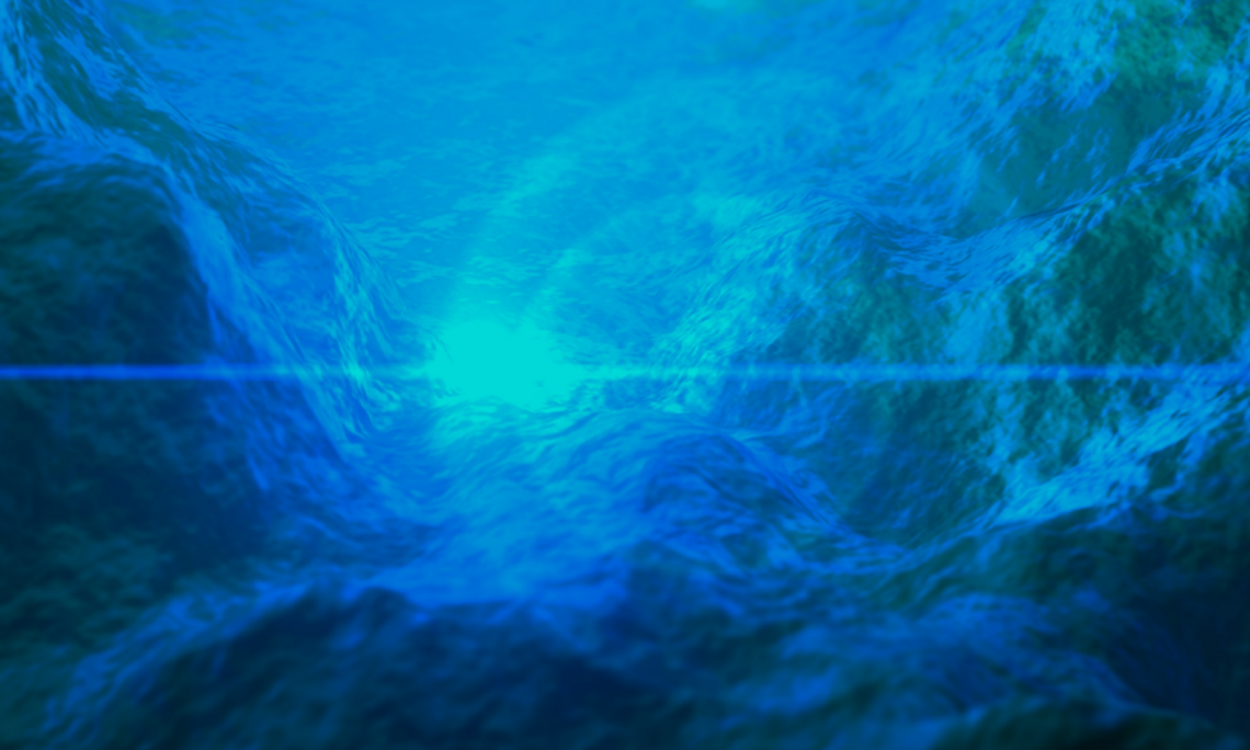 Artistic impression illustrating the intricate structure of electromagnetic fields at nanoscale dimensions. Image: Uni Graz / Banzer