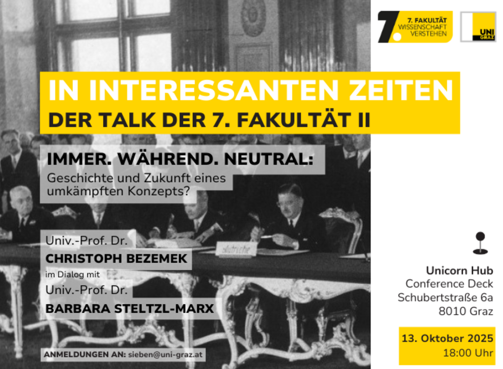 Neutralitätspakt wird unterschrieben ©Die 7. Fakultät