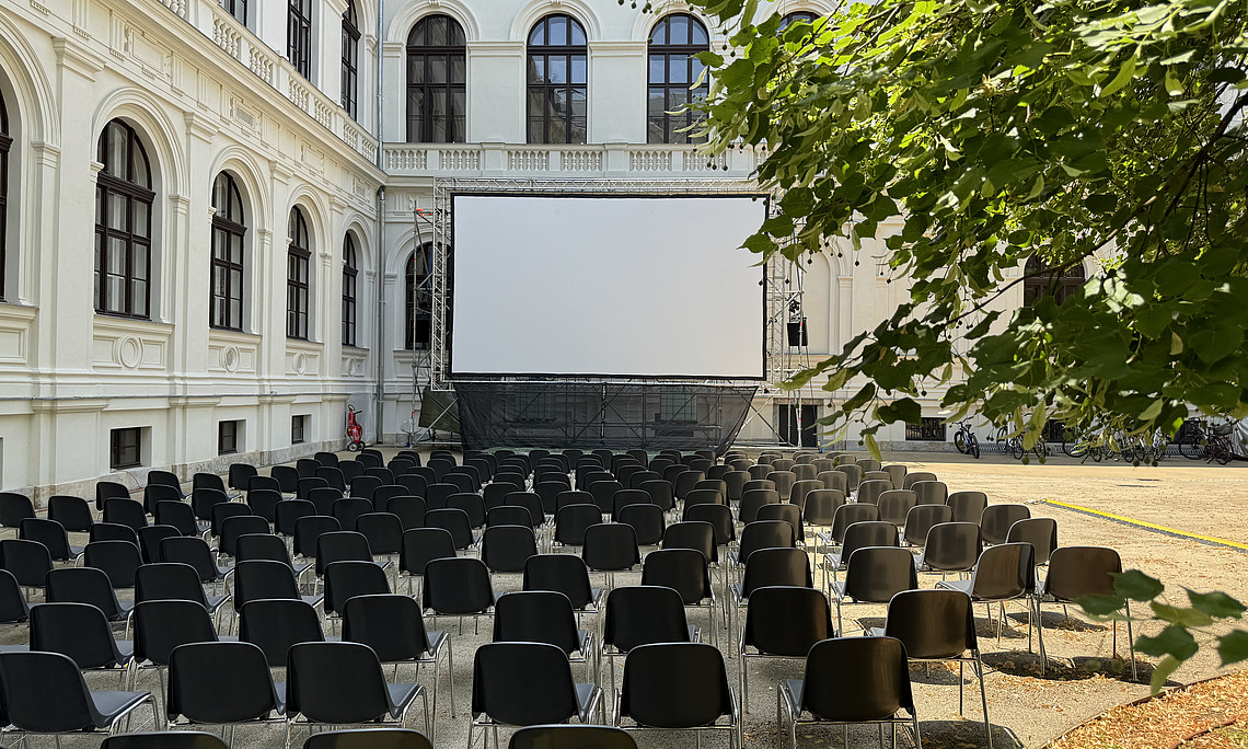 Open Air Kino der Uni Graz