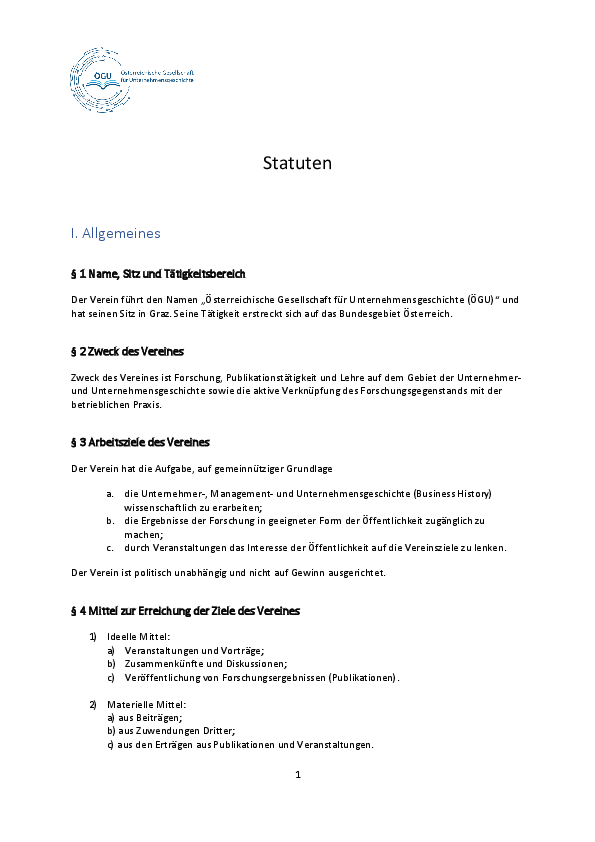 Statuten 