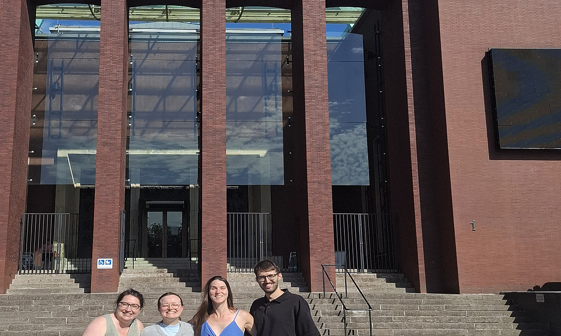 Grazer Team vor dem Deutschen Bergbau-Museum