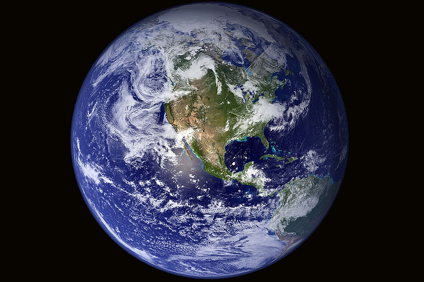 Der Planet Erde aus dem All. Foto: pixabay