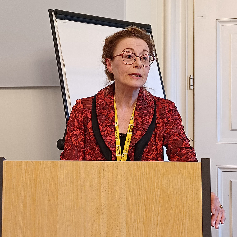 Sonja Rinofner-Kreidl während Vortrag ©Daniel Neumann