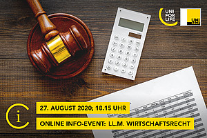 Online Infoabend LL.M. Wirtschaftsrecht UNI for LIFE