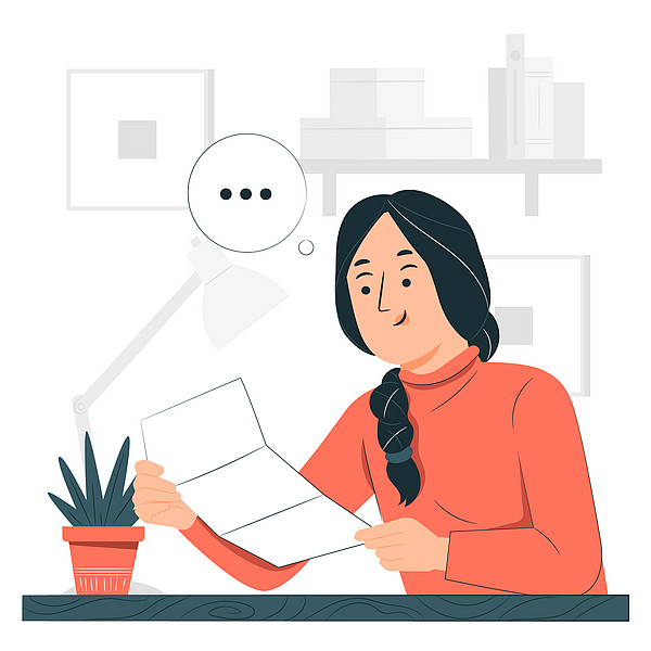 Studierende bei Schritt 4 der Blurting-Methode (gezieltes Lernen und Wiederholen)