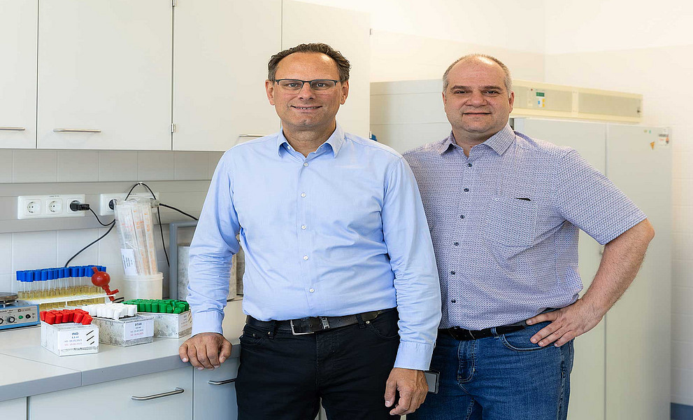 Christoph Högenauer (limks) und Stefan Schild