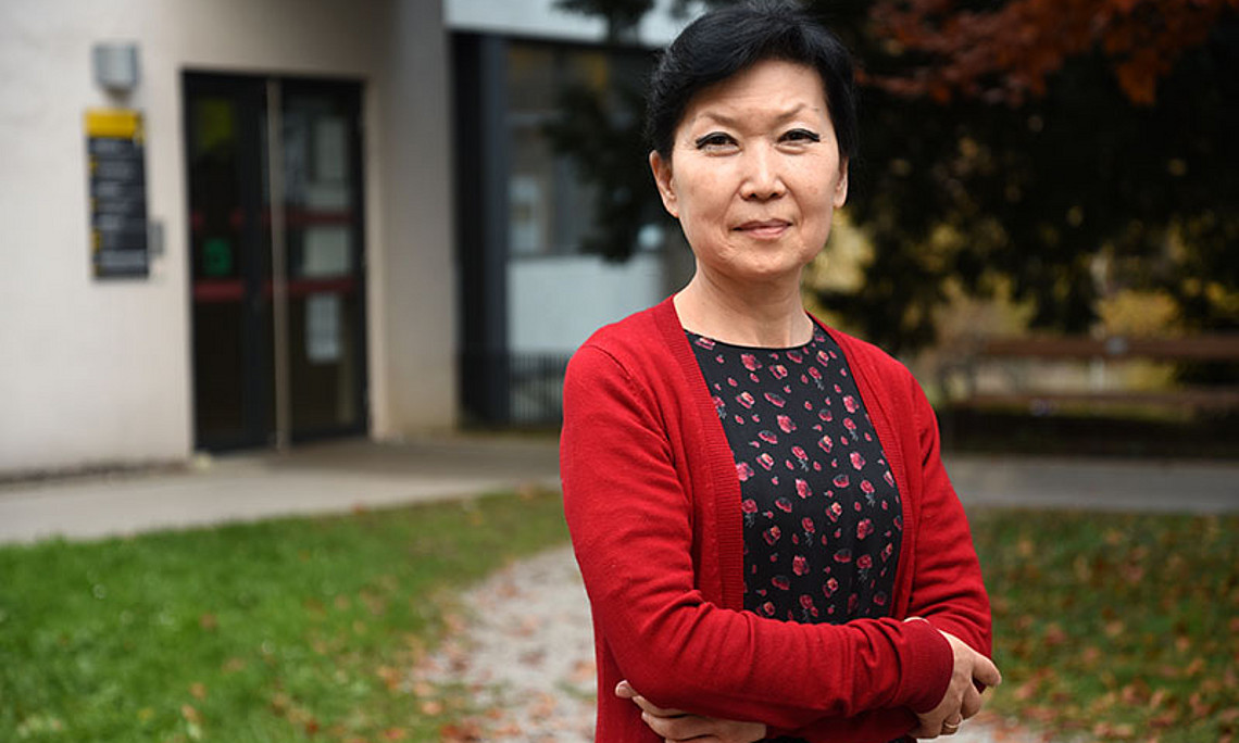 Gulmiza Seitalieva wird bis März 2016 Gastforscherin an der Uni Graz sein. Foto: Uni Graz/Kastrun.