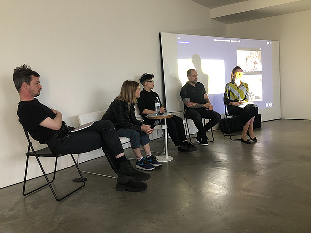 Discussion with artists and speakers 