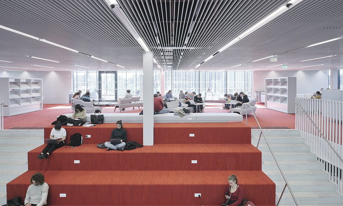 Für die Benutzung der Lern- und Lesesäle in allen Einrichtungen der UB Graz ist ab 2. August 2021 ein 3G-Nachweis verpflichtend. Foto: Uni Graz/David Schreyer
