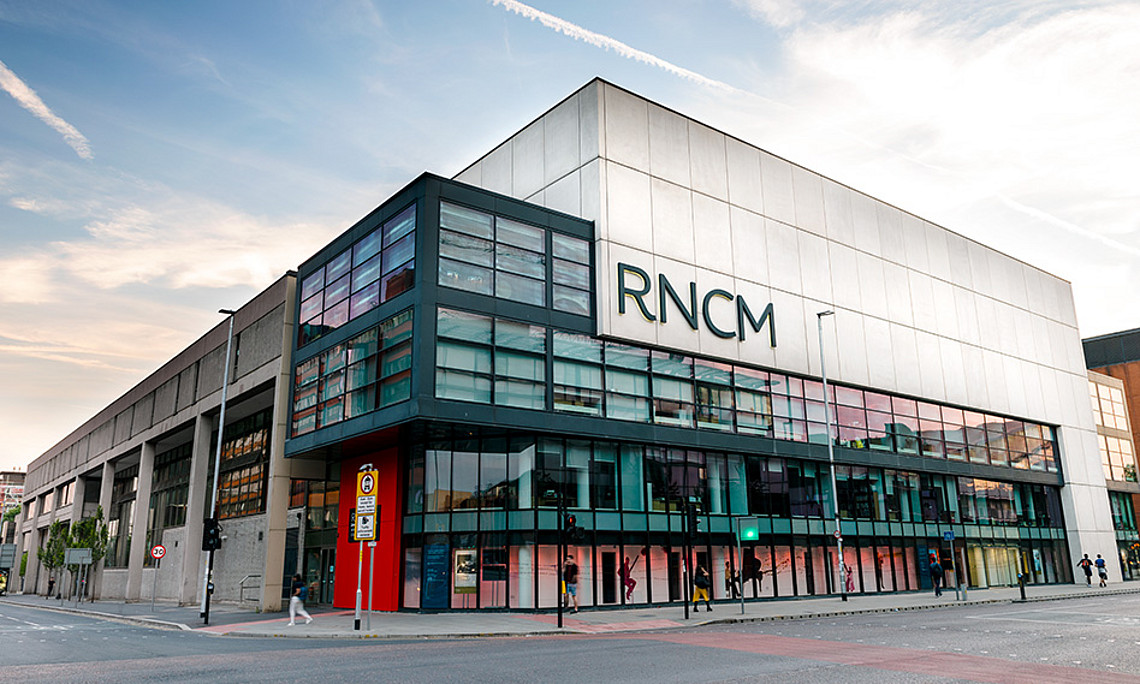 Außenansicht des Royal Northern College of Music, Manchester