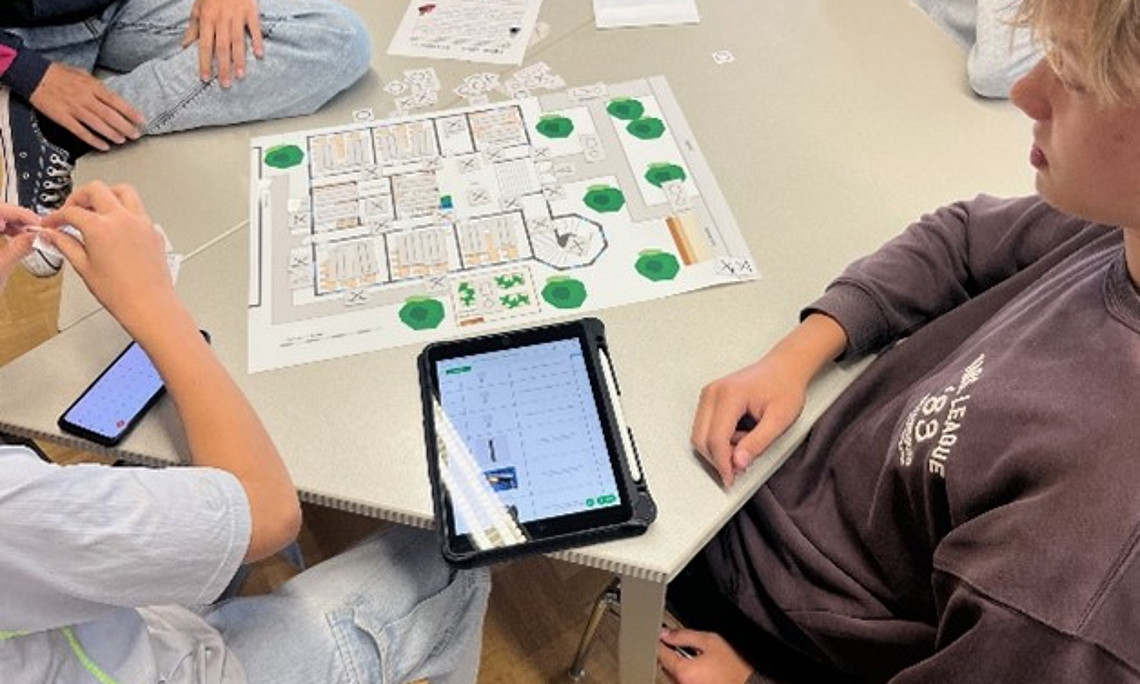 Schüler beim Candela-Workshop