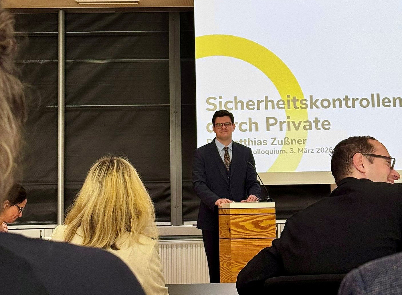 Habilitationskolloquium Dr. Matthias Zußner ©Sophie Praniess