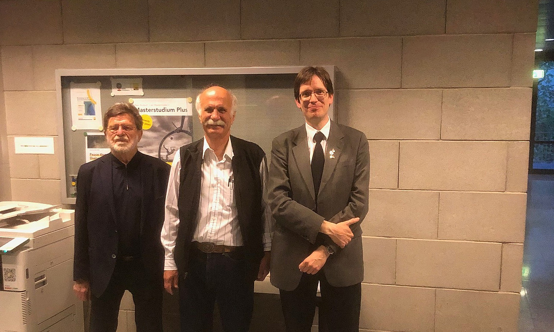 Prof. Christian Brünner, Prof. Mike Gruntman, Hannes Mayer