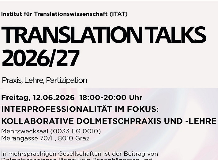 Flyer Translation Talks 