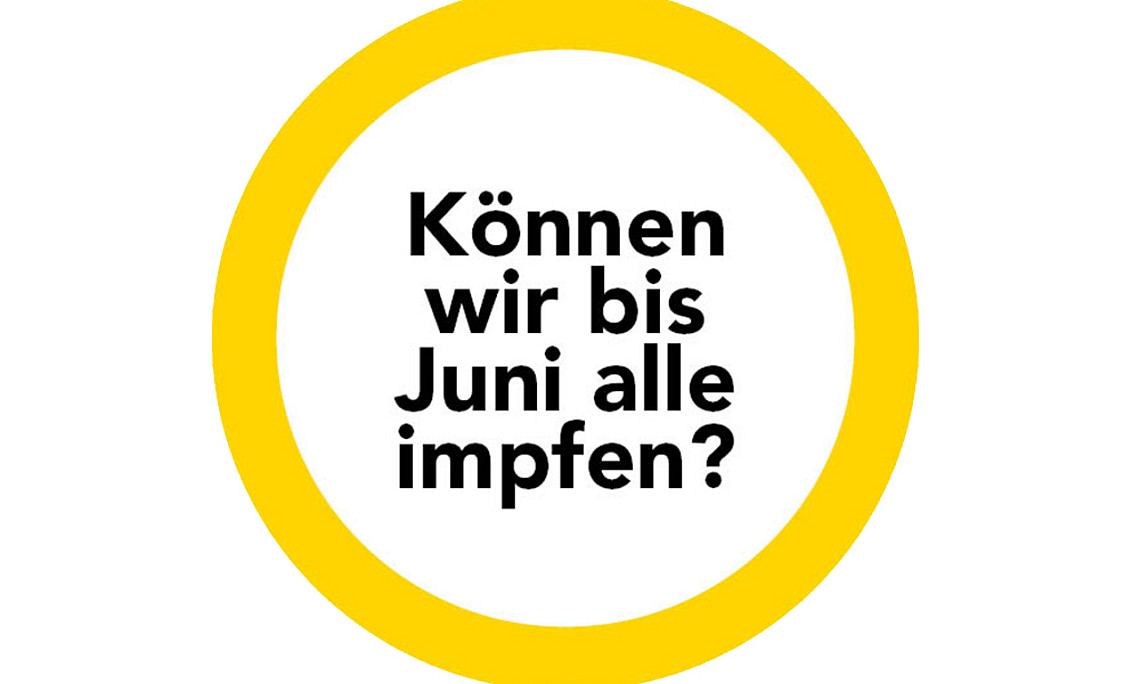 Können wir bis Juni alle impfen?