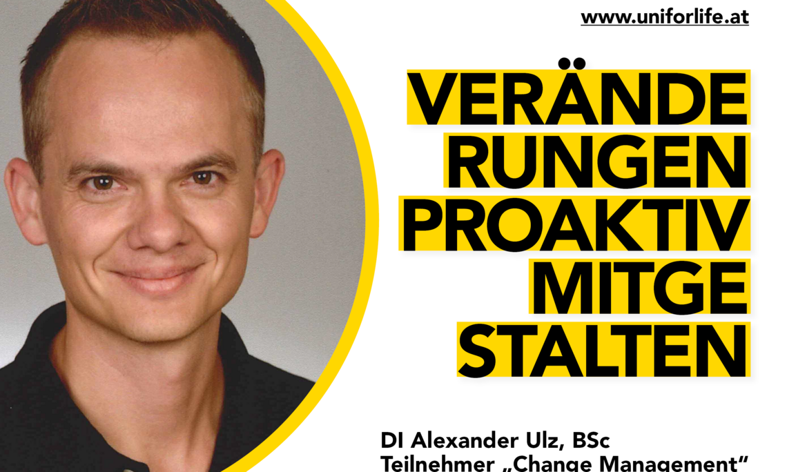 DI Alexander Ulz, BSc; Partizipationsmöglichkeit in der Curricula-Kommission
