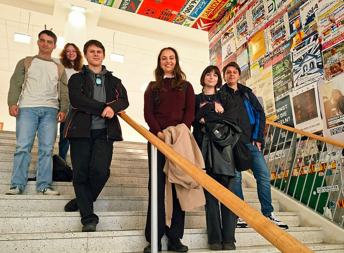 Studierende aus Nitra im Wall 