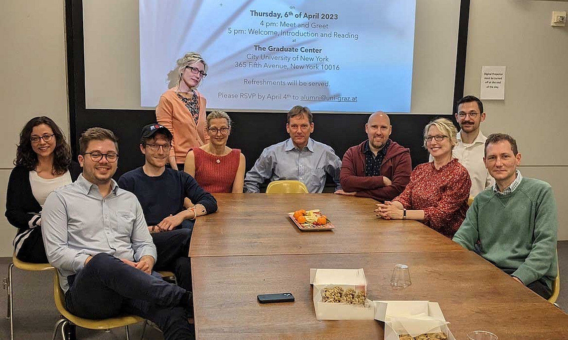 Absolvent:innen-Meeting der Uni Graz in New York City. Foto: Alumni Uni Graz