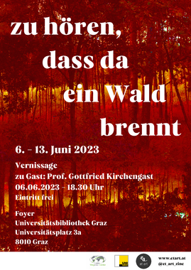 Plakat Waldbrand
