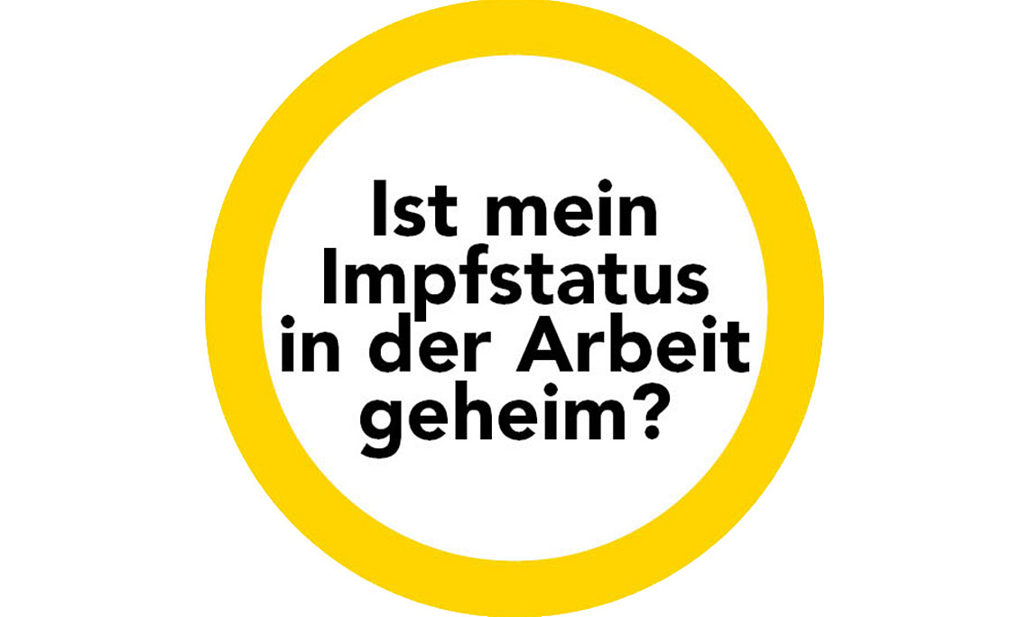 Ist mein Impfstatuts in der Arbeit ein Geheimnis? 