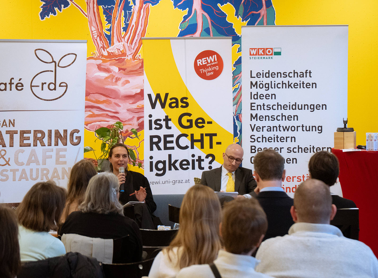 Diskussion bei ESG-Update, Rametsteiner spricht 