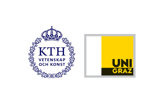 Logos KTH und Uni Graz 