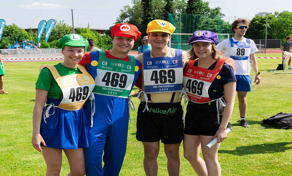 Verkleidetes Team